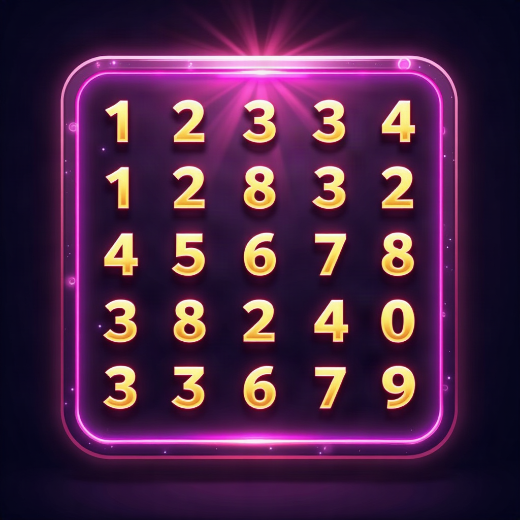 Number Matrix Lottery